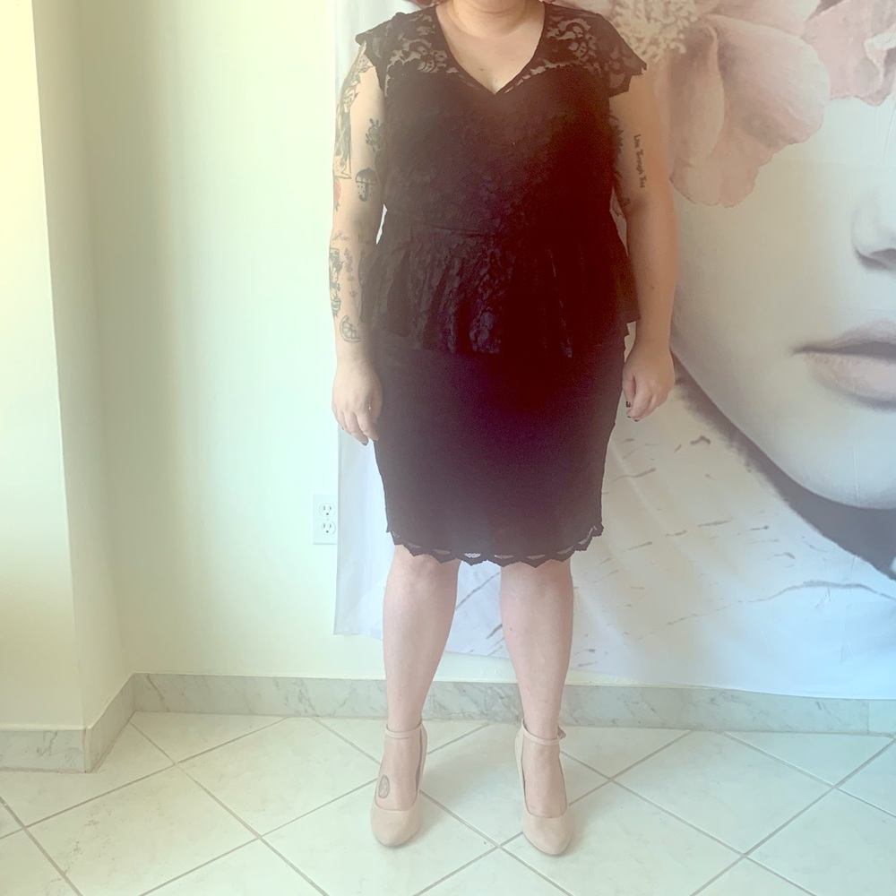 Lacy Black ASOS Dress